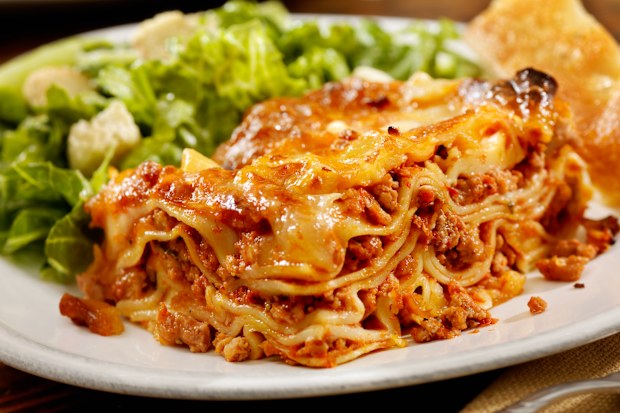 Slice of lasagne
