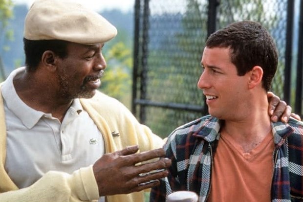 Adam Sandler and Carl Weathers in Happy Gilmore (1996)