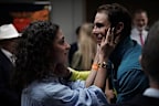 Rafael Nadal and wife Xisca embraced after his Roland-Garros victory.
