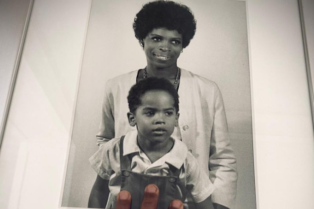 Lenny Kravitz and mother