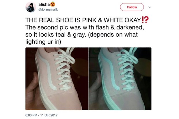 The sneaker debate has been raging since 2017 and again in 2017 when celebrity Will Smith reposted it.