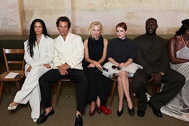 Camila Alves McConaughey, Matthew McConaughey, Gillian Anderson, Emma Roberts and Stormzy