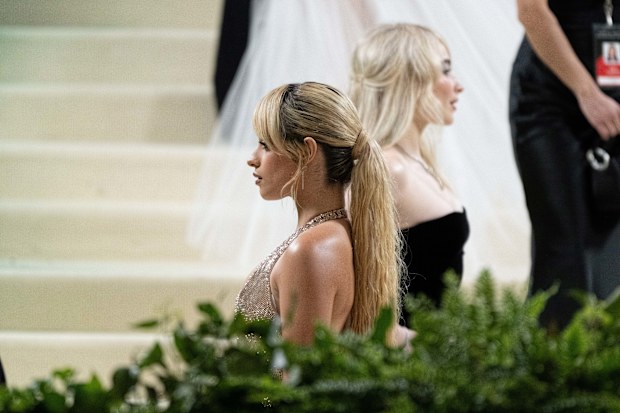 Camilla Cabello and Sabrina Carpenter at the Met Gala