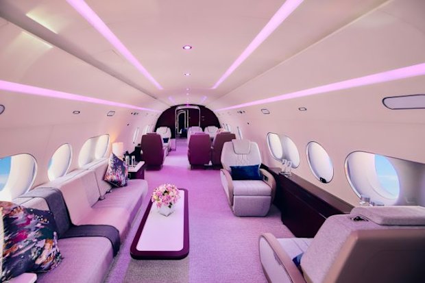 The Dubai party jet for hire for $15,000 an hour
