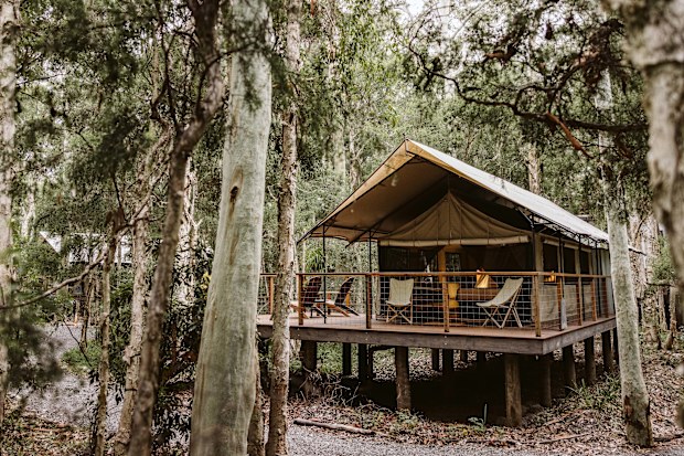 paperbark camp jervis bay NSW review