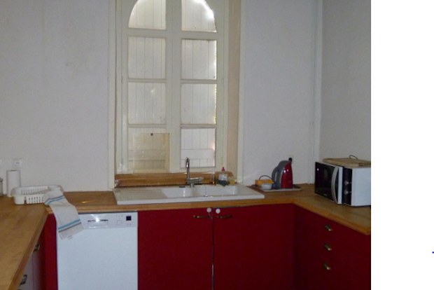 The chateau's kitchen had been updated at some point, but needed an overhaul.
