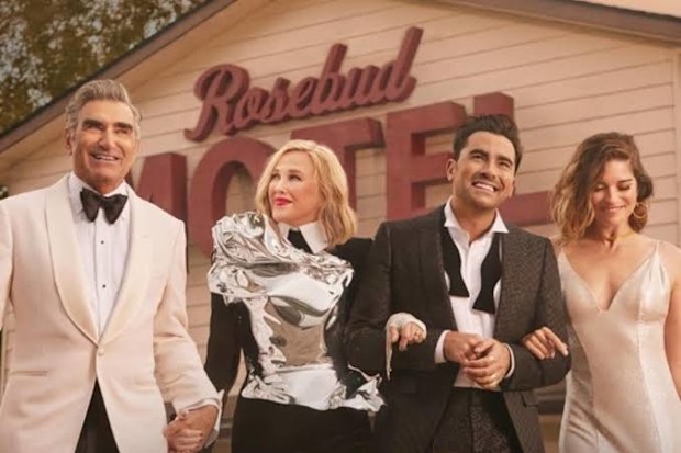 Schitt's Creek, final season, Season 6, poster, Eugene Levy, Catherine O'Hara, Annie Murphy, Dan Levy