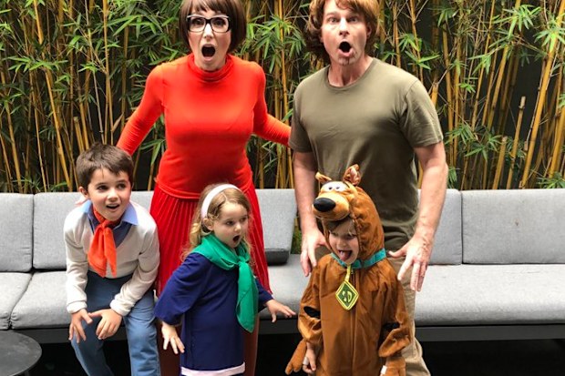 David Campbell and his family love dressing up.
