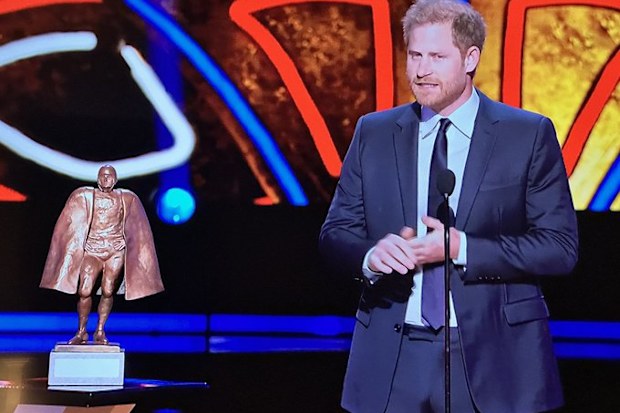 Prince Harry attending the NFL Honours just hours after returning from the U.K.