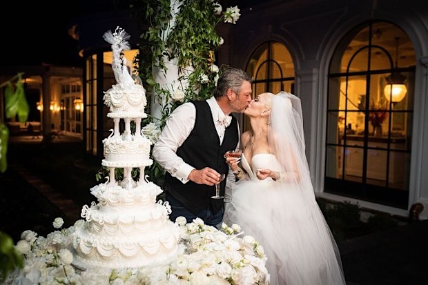 Gwen Stefani shares photos from her wedding day to Blake Shelton.