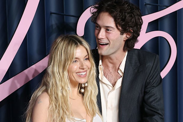 Sienna Miller and Oli Green attend The Fashion Awards 2025