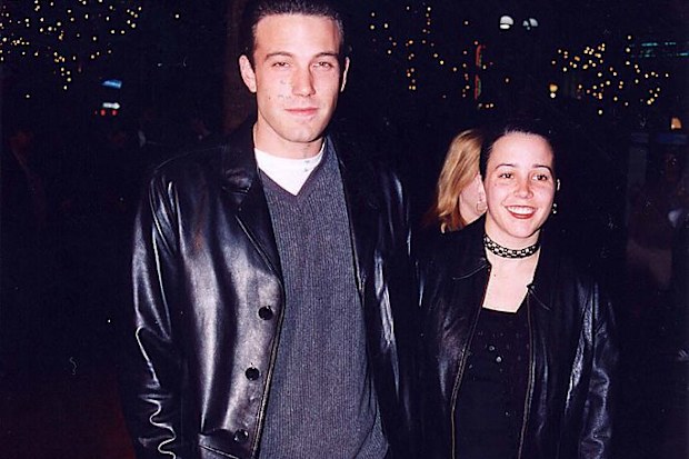 Ben Affleck and Cheyenne Rothman  during "Chasing Amy" Premiere in Los Angeles, California, United States. (Photo by Jeff Kravitz/FilmMagic, Inc)
