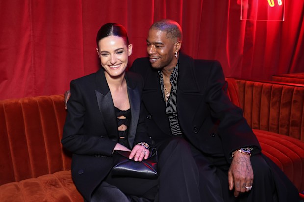 Lola Abecassis and Kid Cudi attend afterparty for the global premiere of Paramount+ series "Knuckles"
