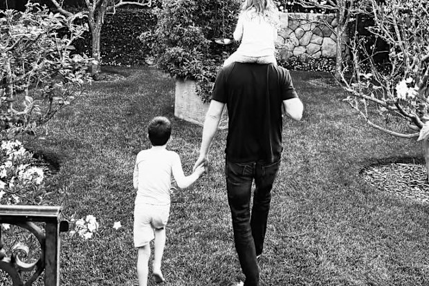 meghan photo of prince harry and children 