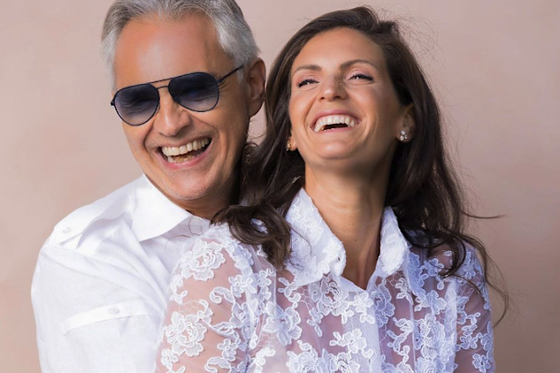 Andrea Bocelli and his wife Veronica.
