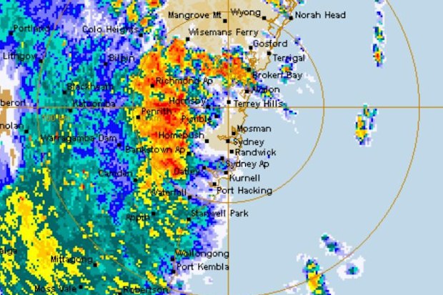 Severe storms, rain for Sydney and NSW