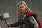 Chris Hemsworth as Thor.