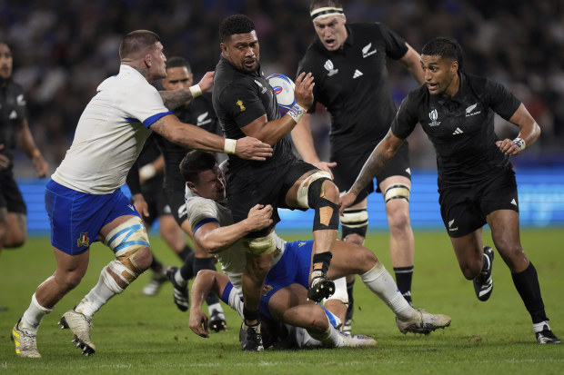 Ardie Savea was man-of-the-match for the All Blacks.