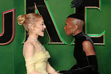 Ariana Grande and Cynthia Erivo 