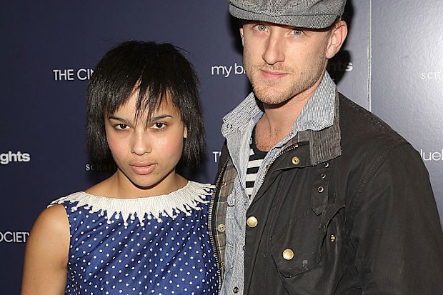 NEW YORK - APRIL 02:  Zoe Kravitz and actor Ben Foster attend a screening of "My Blueberry Nights" hosted by The Cinema Society and IWC at The Tribeca Grand Hotel on April 02, 2008 in New York City.  (Photo by Stephen Lovekin/Getty Images)