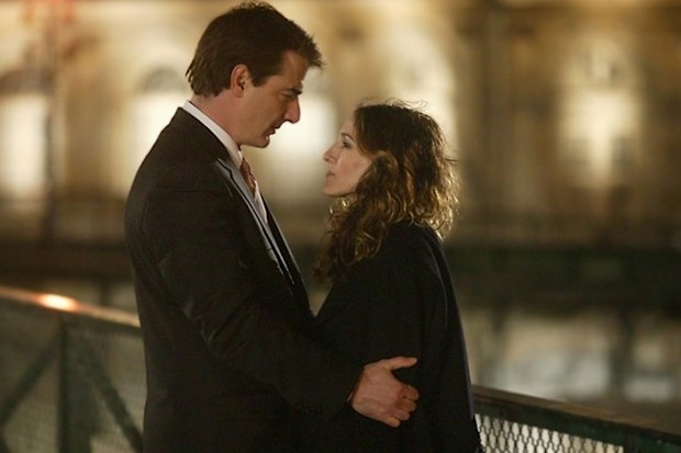 Mr Big and Carrie in the final episode of Sex and the City.