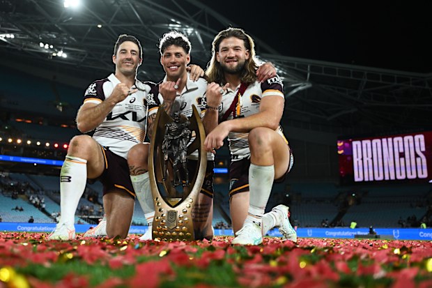 Ben Hunt, Jordan Riki ve Pat Carrigan.