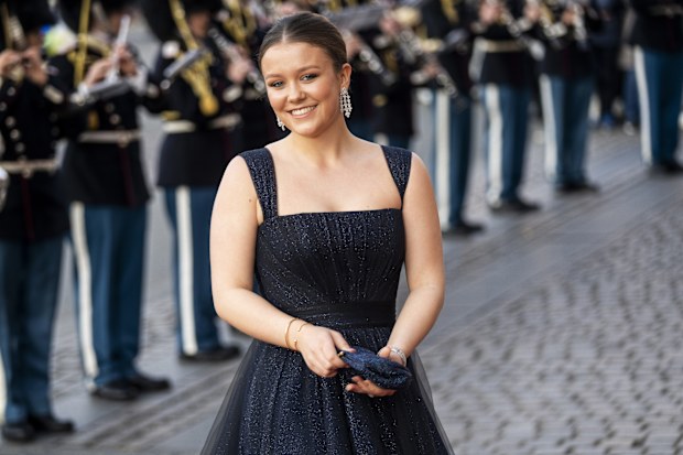 Princess Isabella arrives to celebrate her birthday with a birthday performance at the Royal Theatre's Old Stage in Copenhagen, Tuesday, April 15, 2025. 