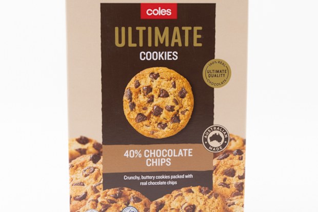 Coles Ultimate Cookies 40% Chocolate Chip cookie