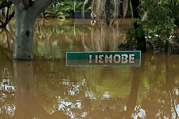 Gavin Morris reporter NBN floods