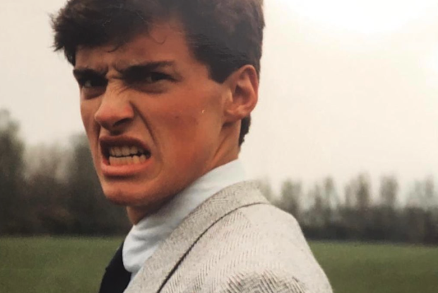 Hugh Jackman as a teenager.