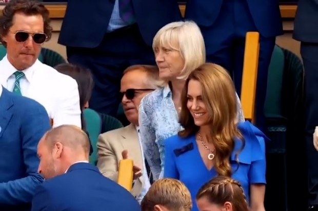 Matthew McConaughey wimbledon prince and princess of wales