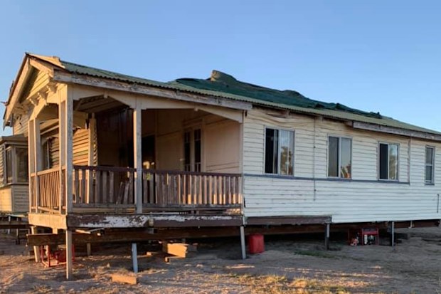 The Clarkes drained their superannuation and savings to buy their new removal home.