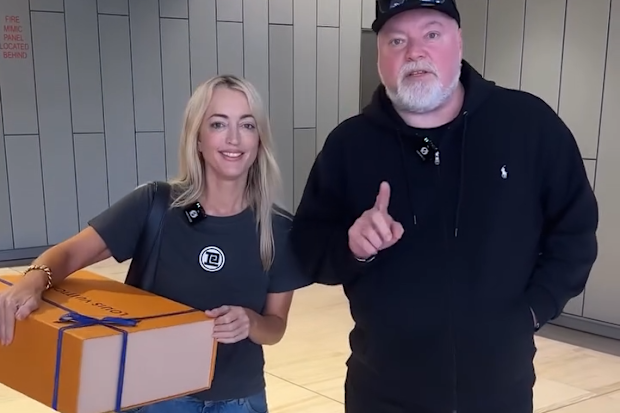 Kyle Sandilands and Jackie 'O' Henderson of the Kyle and Jackie O radio show