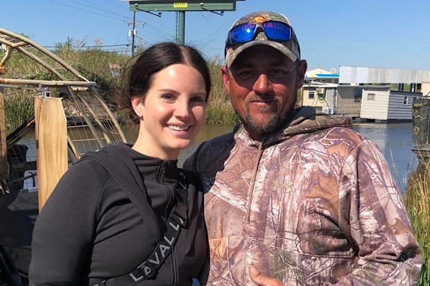 Lana Del Rey with husband Jeremy Dufrene in 2019