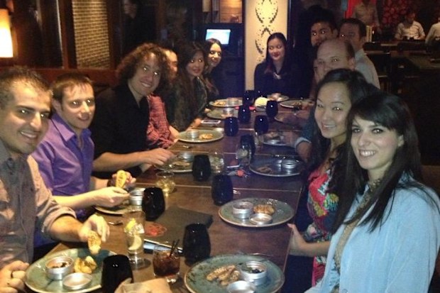 The night Tim and Liv told their friends they were dating.