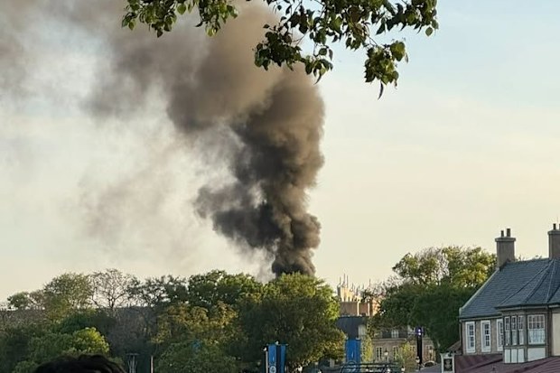 Epcot fire in Orlando, Florida