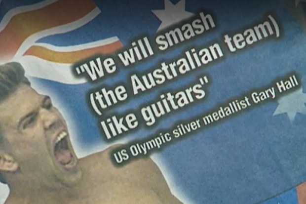 Gary Hall junior's inflammatory remark ahead of the Sydney 2000 Olympics.