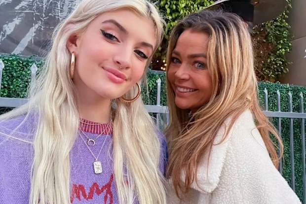 Denise Richards and daughter Sami Sheen.