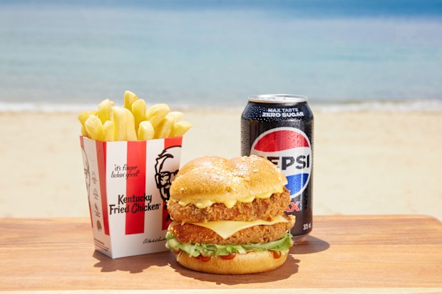 KFC new burgers: Fast food franchise's summer merchandise range, Cheesy ...