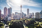 Drone Shot of Sydney CBD