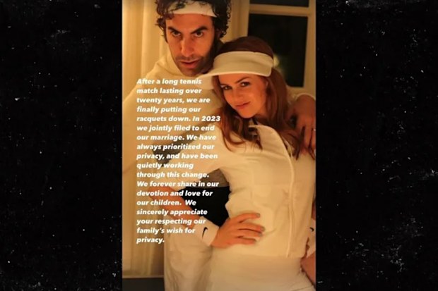 Isla Fisher divorce announcement