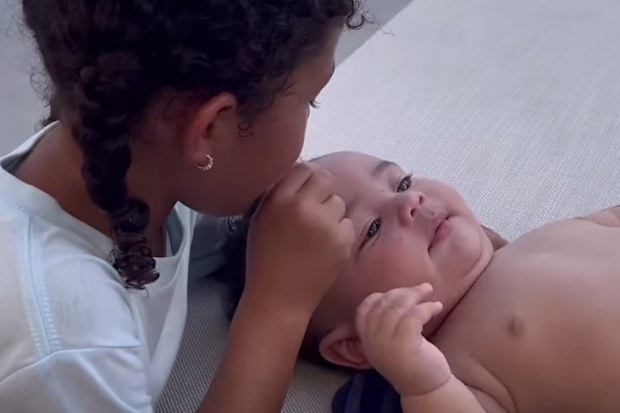 Kylie Jenner son Aire and daughter Stormi