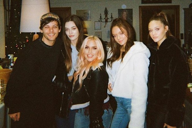 Louis Tomlinson, Félicité Tomlinson, Charlotte 'Lottie' Tomlinson, Phoebe and Daisy Tomlinson