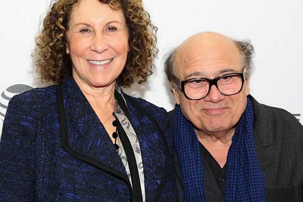 Rhea Perlman and Danny DeVito attend the Tribeca Film Festival Shorts: New York Now at Regal Battery Park Cinemas on April 15, 2016.