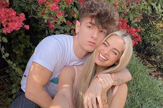 Addison Rae and Bryce Hall
