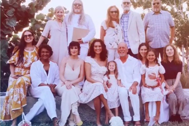 Demi Moore, Bruce Willis, relationship timeline, wedding