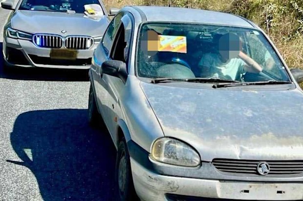 The young P-plater was clocked doing 155km/h and fined almost $3,000.