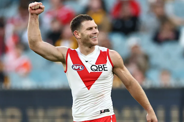 Sydney Swans midfielder Taylor Adams.