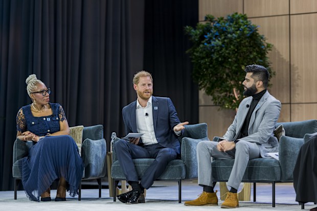 Dr Tessy Ojo, Prince Harry, Sikander 'Sonny' Khan 