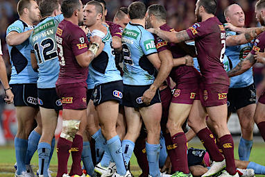 He remained on the ground for some time as his teammates remonstrated.